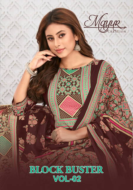 Block Buster Vol 2 By Mayur Cotton Printed Dress Material Wholesale Price In Surat
